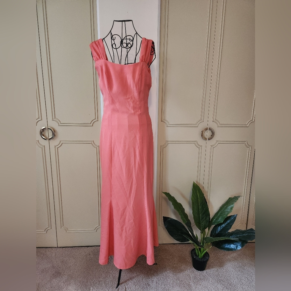 Vintage Eve of Milady Coral Gown Size 10